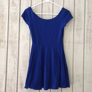 Royal Blue Skater Dress
